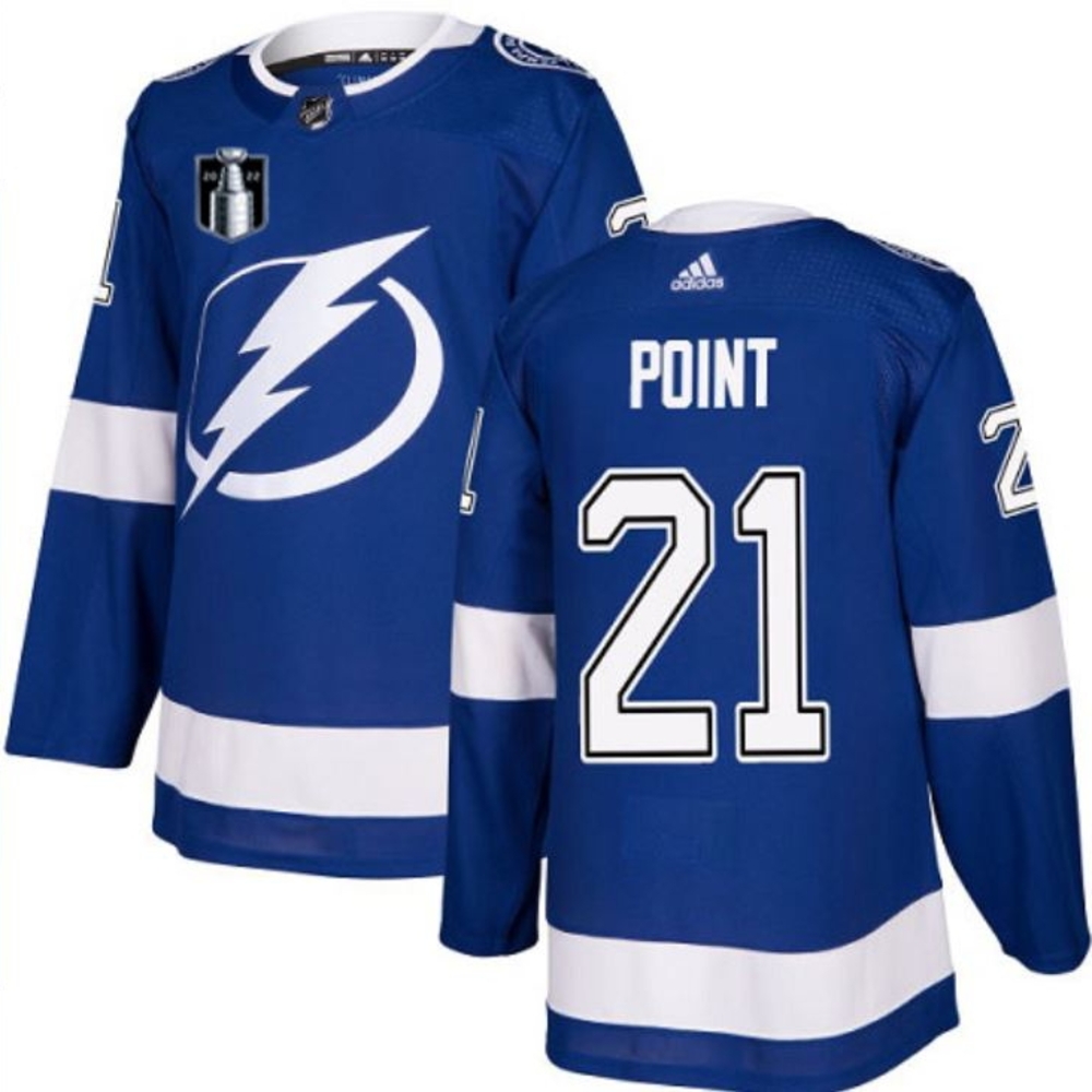 READ Tampa Bay Lightning x Adidas x Brayden Point #21 2022 Stanley Cup